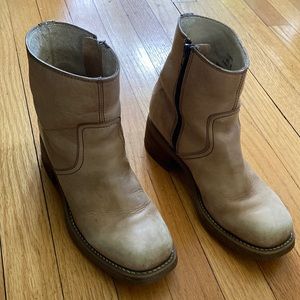 FRYE leather tan boots | size 8.5